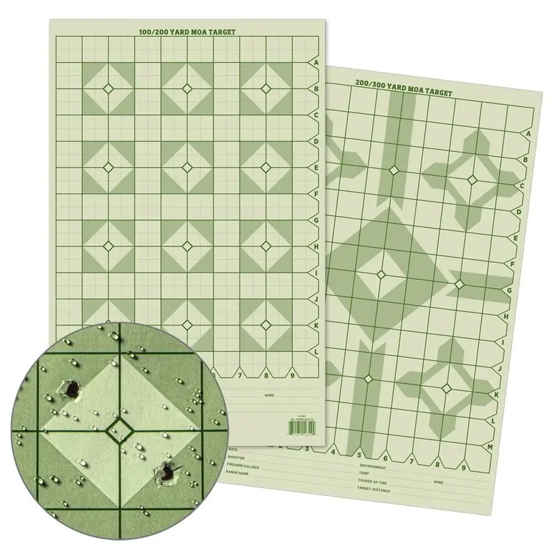 Rite in the Rain Precision Distance Diamond MOA Target 11x17
