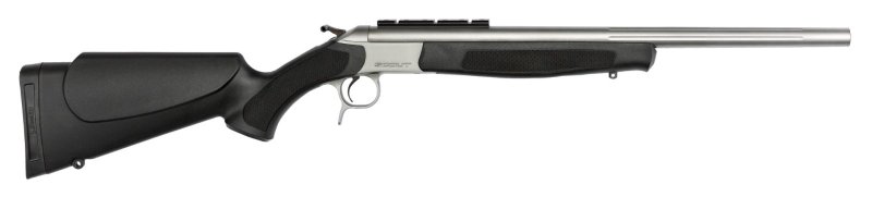 CVA Scout Takedown Compact 350 Legend 1rd 20" Matte Stainless Fluted Barrel Black Right Hand