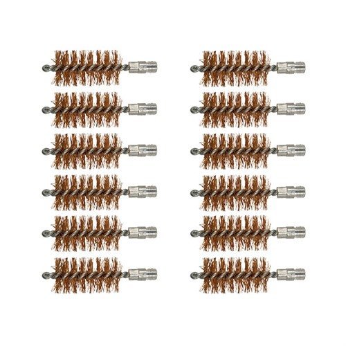 Brownells Double-Tuff Bronze Shotgun Brush 10 Gauge 12 Pack