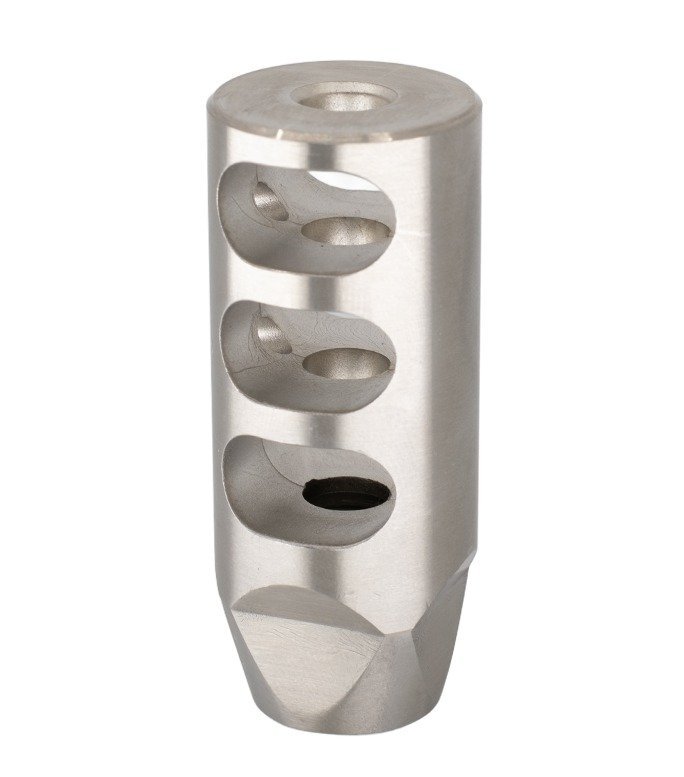 JE Machine TS-MZ24-SS AR15 Stainless Short Muzzle Brake
