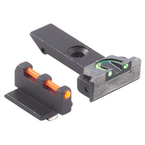 Williams Gun Sight Ruger GP100 Fiber Optic Sight Set Green Red