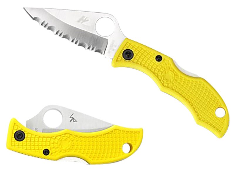 Spyderco LYLP3 Ladybug 3 Salt Yellow FRN H1 Steel Knife