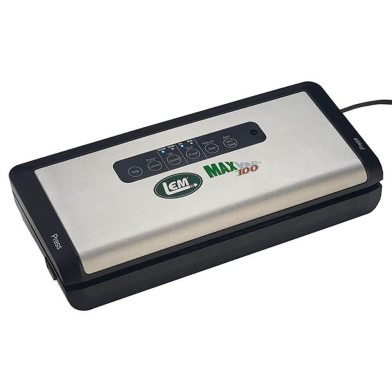 LEM MaxVac 100 Vacuum Sealer, 12" Seal Bar, Compact 14.5"x6" Design