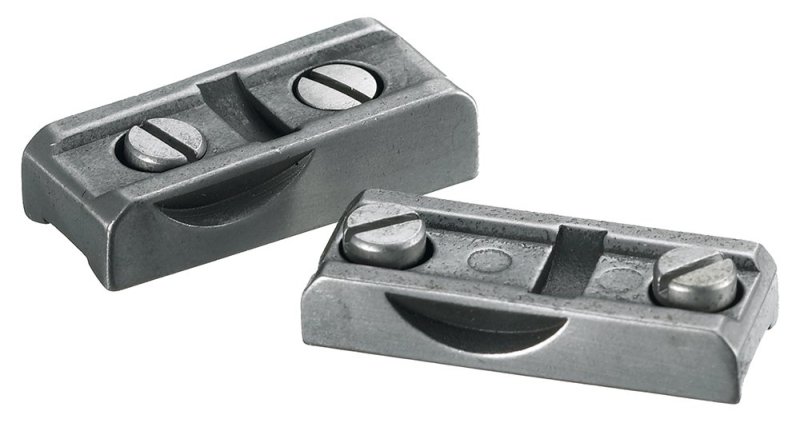 Ruger 90004 Black Steel Scope Base Set for No. 1 Varminter/No. 3 Rifles