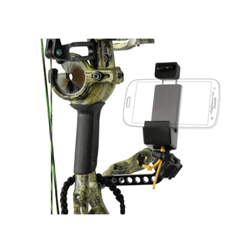 Muddy MCA080 Bow Camera Phone Holder, Ambidextrous, Black Polymer