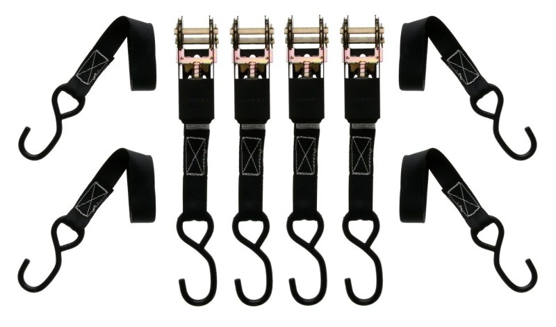Muddy Mud-SDRS10-4PK 1"X10'STD Duty Ratchet Strap