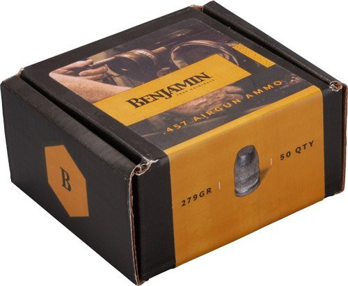 Benjamin B457279 .457 Caliber Pellets 279 Grain Flat Nose 50 Pack