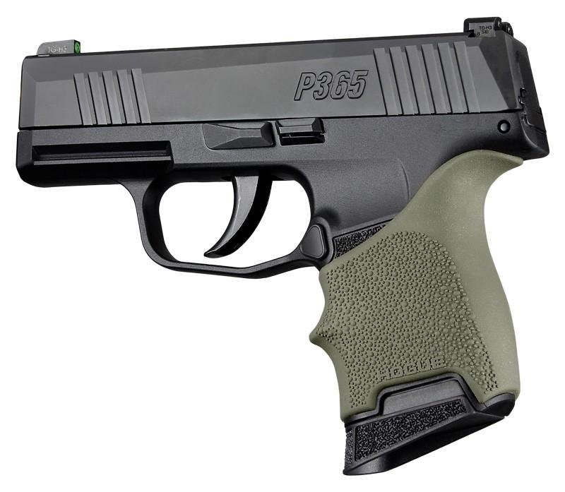 Hogue 18701 HandAll Beavertail Grip Sleeve OD Green