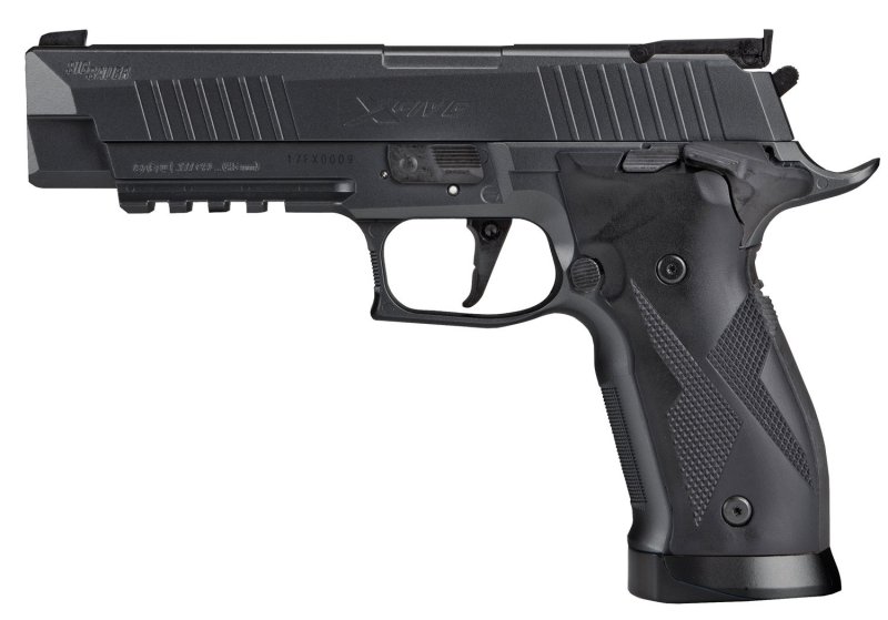 Sig Sauer X-Five .177 Cal Air Pistol - CO2 Powered, Adjustable Sights, 20rd Mag