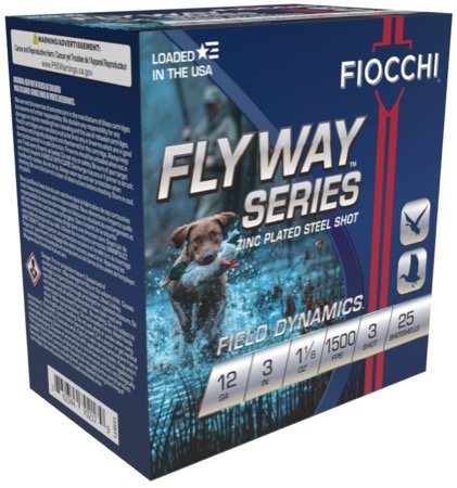 Fiocchi 123ST3 Flyway Steel 12ga 3" 1 1/8oz 1500FPS #3 25/Box