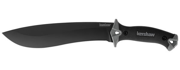 Kershaw Camp 10 10in 65Mn Recurve Fixed Blade Knife Full Tang