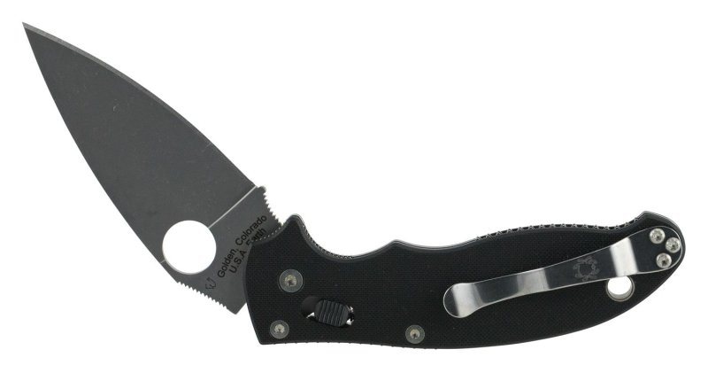 Spyderco C101GP2 Manix 2 Knife S30V Steel Black G10 Handle