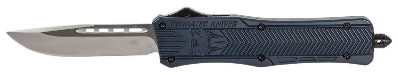 CobraTec Knives CTK-1 Medium OTF 3 In D2 Steel Blade NYPD Blue