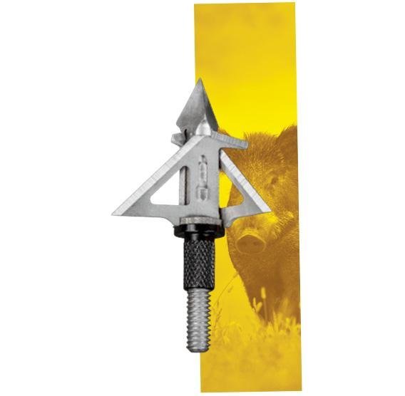 Bear Archery SIK 3-Blade Crossbow Broadhead Silver/Black ABH103F3CB