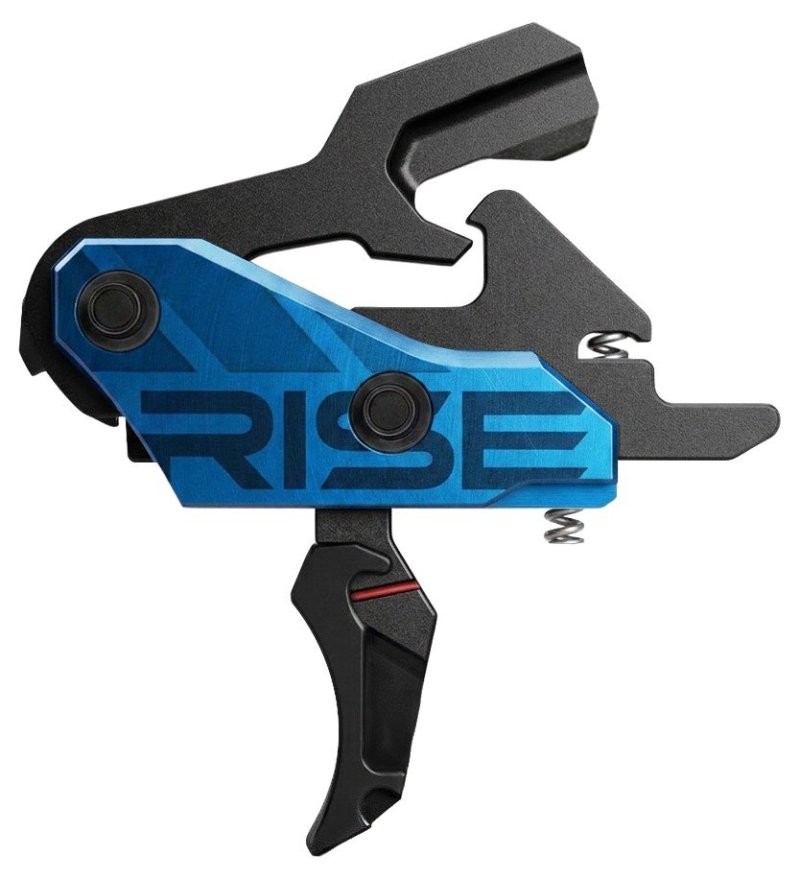 RISE T24DEFCBB Blitz Defense G2 AR Trigger 4.5lb Curved Black