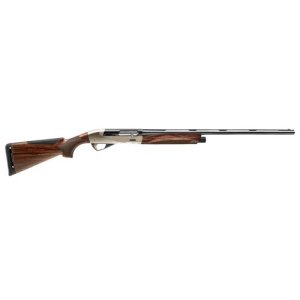 Benelli 10480 Ethos 28 Gauge 26 2+1, Nickel Engraved Receiver, AA-Grade Satin Walnut Stock, Black/Silver