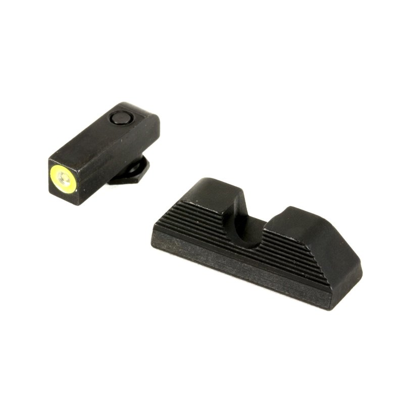 AmeriGlo GL354 Protector Sight Set Glock Tritium LumiGreen Front/Black Rear