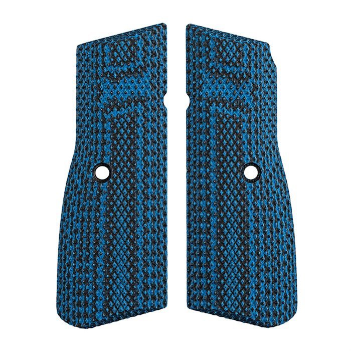 FN America High Power G10 Black/Blue Textured Handgun Grips