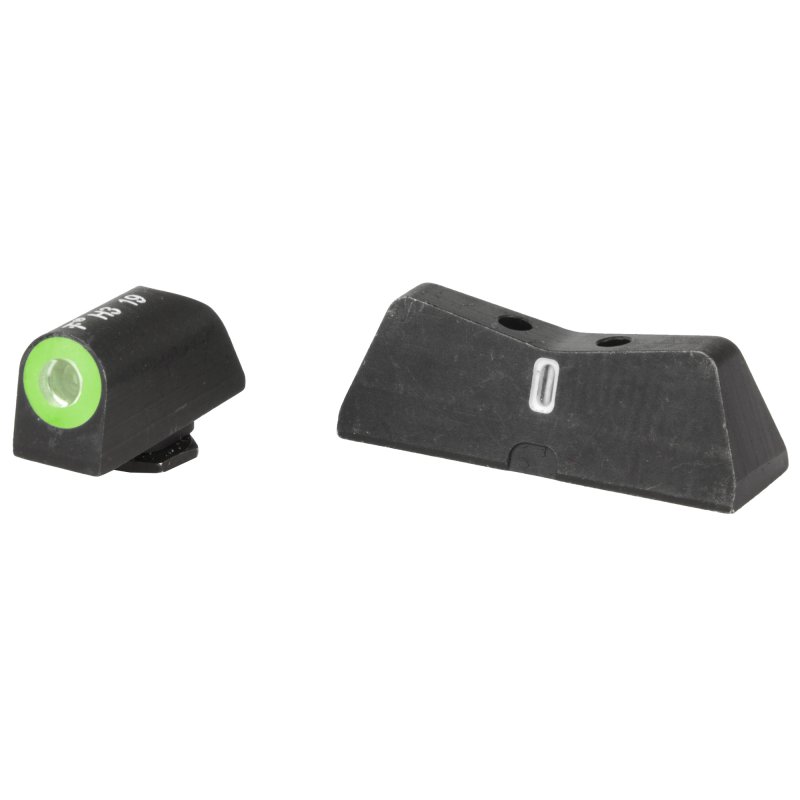 XS Sights GL0009S6G DXT2 Night Sights for Glock 26 Gen1-5 Black Tritium