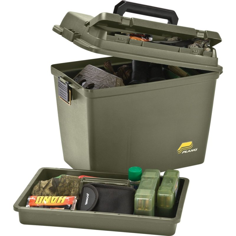 Plano Field Box OD Green with Tray and Dividers