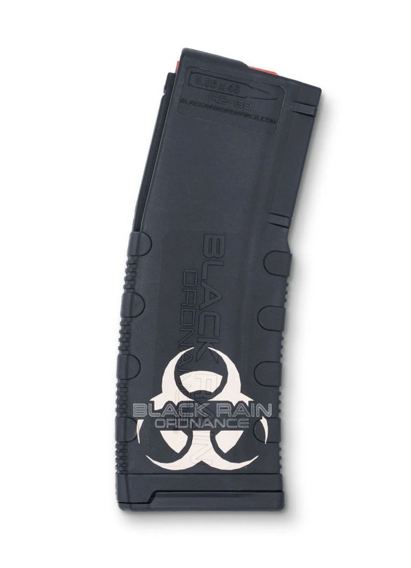 Black Rain Ordnance 30Rdmag Lsrd BRO Logo (Large) BROMG30BRLOGO