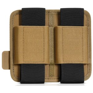 Savior Equipment AR-15 / AK-47 Mag Holder w/ Hook Backing - 2 Slot - Dark FDE