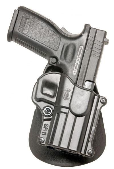 Fobus SP11LH Paddle Holster Springfield XD Black Left Hand Concealment