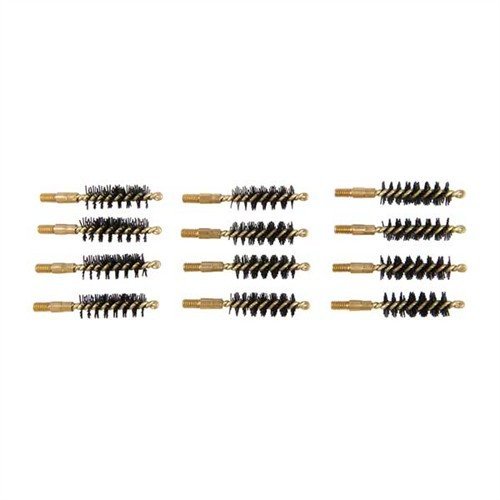 Brownells Heavy Weight Brush Nylon 9MM/.38/.357 Cal Pistol 12 Pack