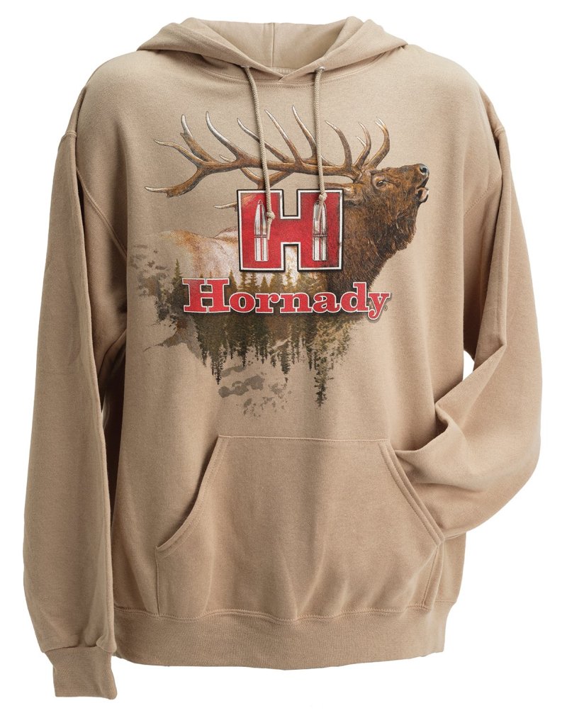 Hornady 99612XL Elk XL Tan/Khaki Hoodie