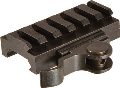 AimShot MT6117260LP Quick Release 60mm Picatinny Rail Adapter Black