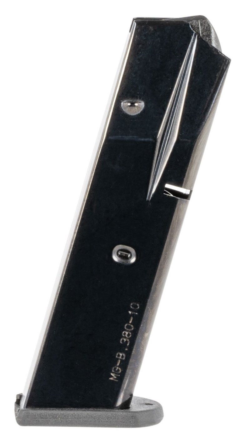 Mec-Gar MGBRBDA10B 380 ACP 10rd Blued Carbon Steel Magazine