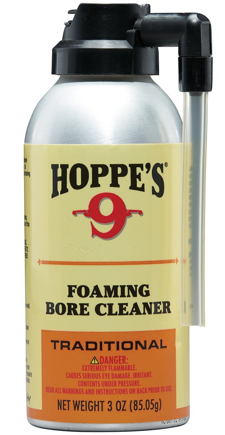 Hoppe's 907 No. 9 Foaming Bore Cleaner 3 oz Spray, Color Change Indicator