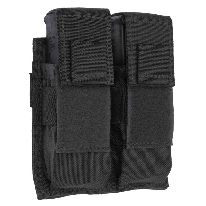 TacShield T3602BK Double Universal Pistol MOLLE Pouch Black