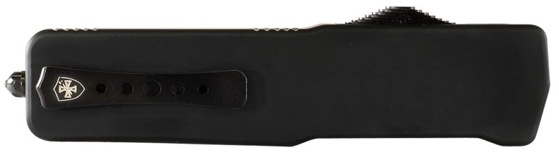 Templar LZ-BR-12-1 OTF Zinc Black Rubber Dagger 3.55" Blade