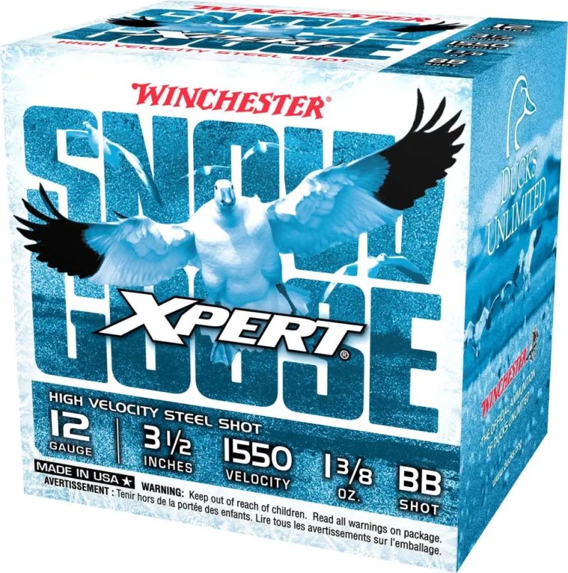 Winchester WXS12LBB 12 Gauge 3.5 in 1 3/8 oz BB Shot 1550 fps 25 Rounds