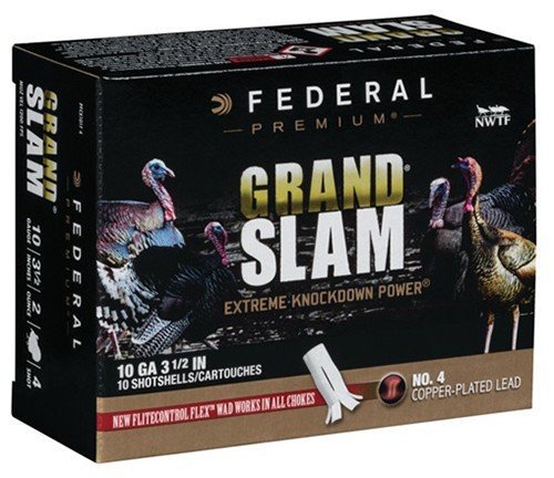 Federal Premium PFCX101F Turkey Loads 10 Gauge 3.5 In 2oz #4 10rd Box