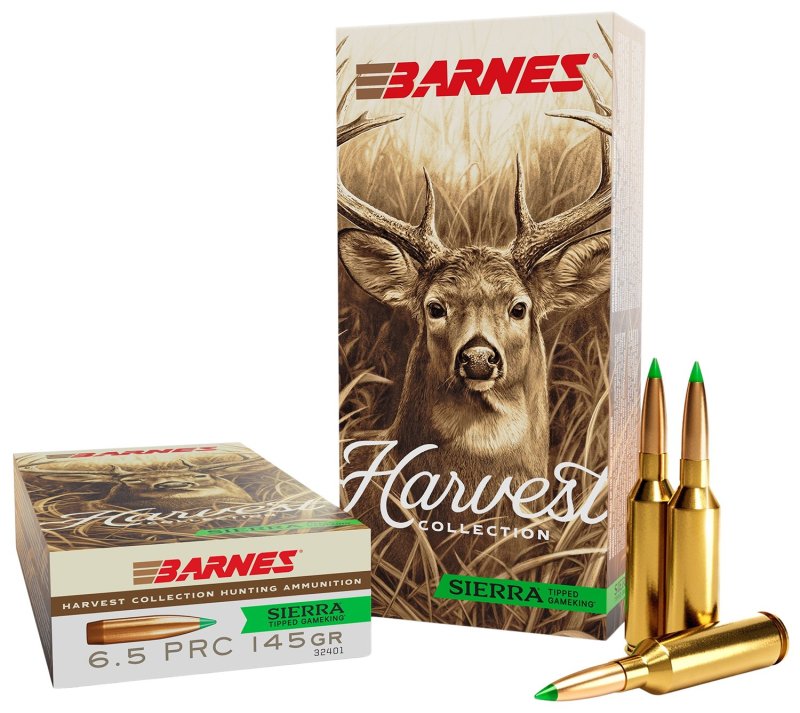 Barnes 32401 Harvest 6.5 PRC 145Gr Sierra Tipped GameKing 20/Box