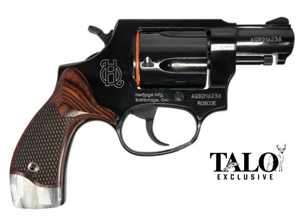 Heritage HR38B3RWP 38 SPECIAL 3.00 In 5-Round Black Rosewood