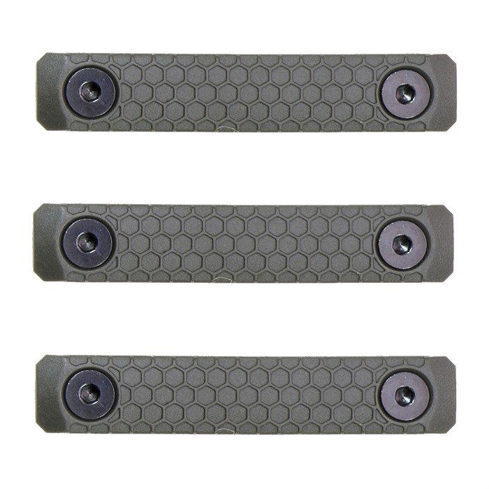 Slate Black SG-2-ODG M-LOK Panels 2-Slot OD Green 3-Pack