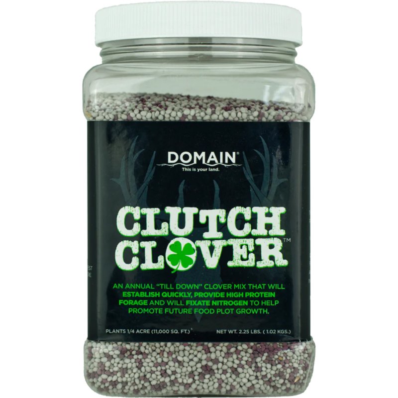 Domain Clutch Clover Seed 1/4 Acre Nitrogen-Fixing Cover-Crop Mix