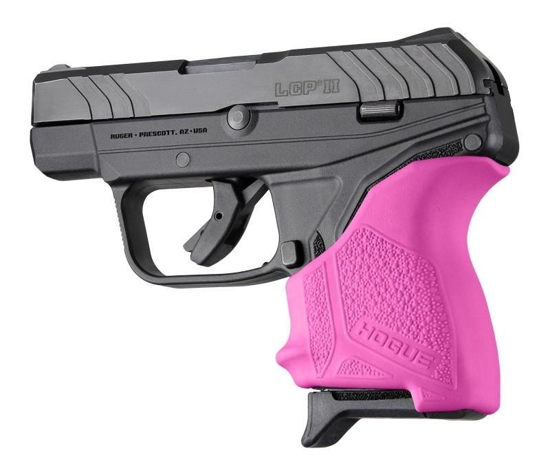 Hogue 18127 HandAll Beavertail Grip Sleeve for Ruger LCP II Pink