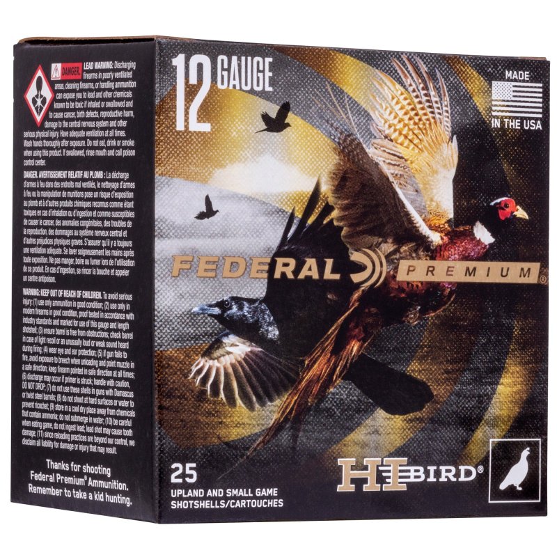 Federal Premium Ammunition Hi-Bird 12 Ga 2.75 In 1.25 oz #5 Shot 25 Rounds