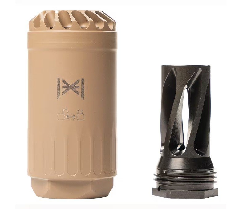 HUXWRX 3064 Blastphemy+ Muzzle Device 5.56/.223 Black Nitride