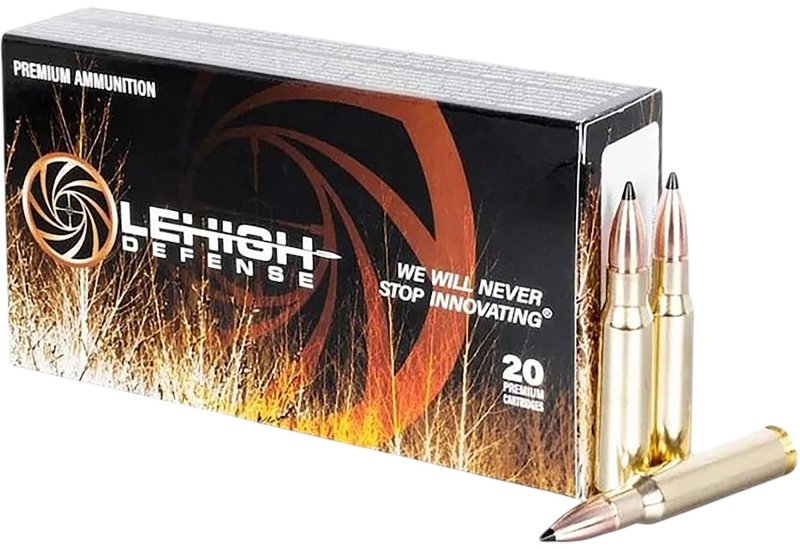 Lehigh Defense LA308155TME 308Win 155gr Tipped Maximum Expansion