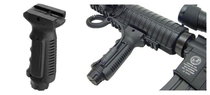 Leapers UTG Vertical Foregrip Black Polymer RB-FGRP168B