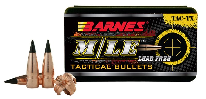 Barnes Bullets 30320 TAC-TX .308, 120gr, Flat Base, High Accuracy, Double-Diameter Expansion, 50 Rounds Box