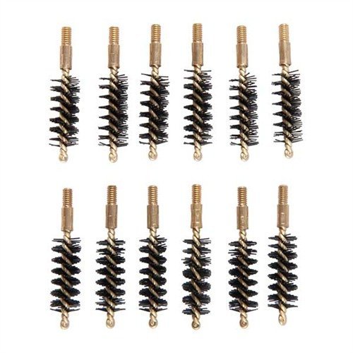 Brownells Heavy Weight Brush Nylon 10MM/.40/.41 Cal Pistol 12 Pack