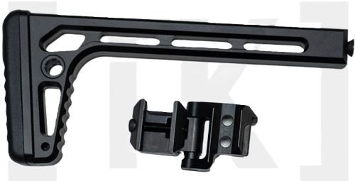 Tandemkross RIM/EDGE Folding Picatinny Buttstock Black AR