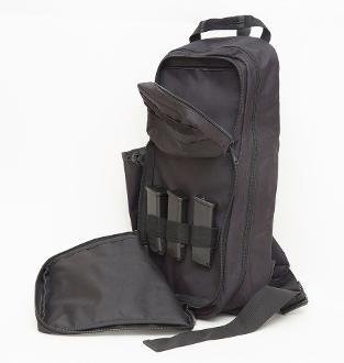Just Right Carbines JRC-TD-SP-BLK Takedown Slingpack Black 600D Polyester