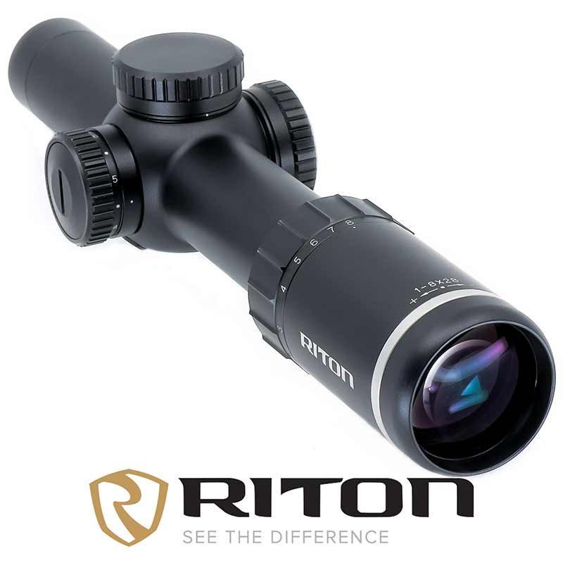 Remington X7 Tactix 1-8x28 Precision Accessory Scope Black